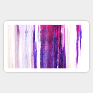 modern abstract painting purple Magnet